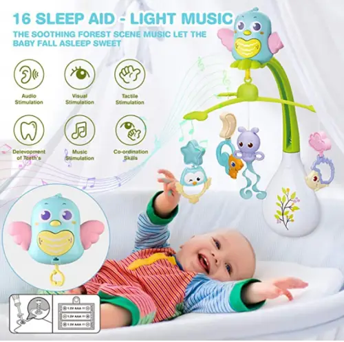 LbLa Baby Musical Crib Mobile 2