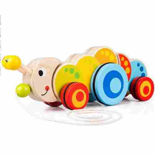 cossy wooden caterpillar pull toy for kids