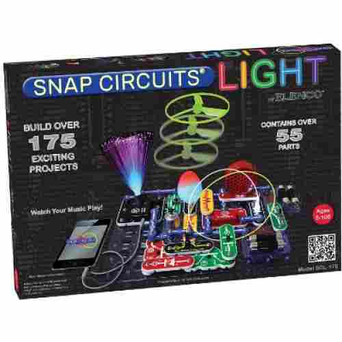 lights electronics discovery set science toy for kids box