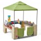 All Around Playtime Patio with Canopy Playhouse