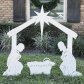 Teak Isle Yard Nativity