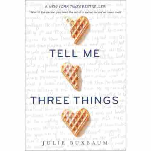 tell me three things book for teens cover