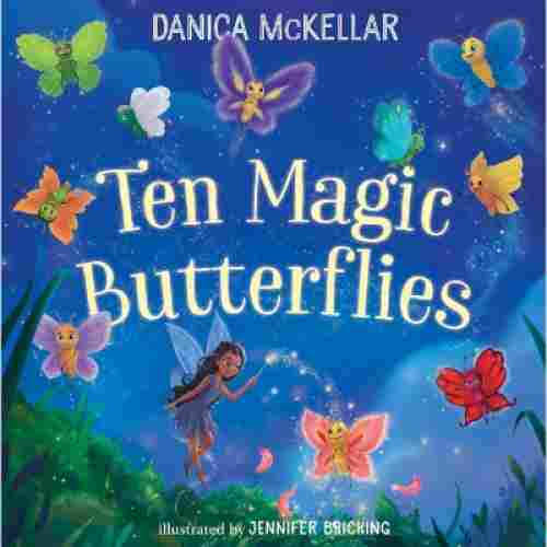 ten magic butterflies book for 5 year olds cover