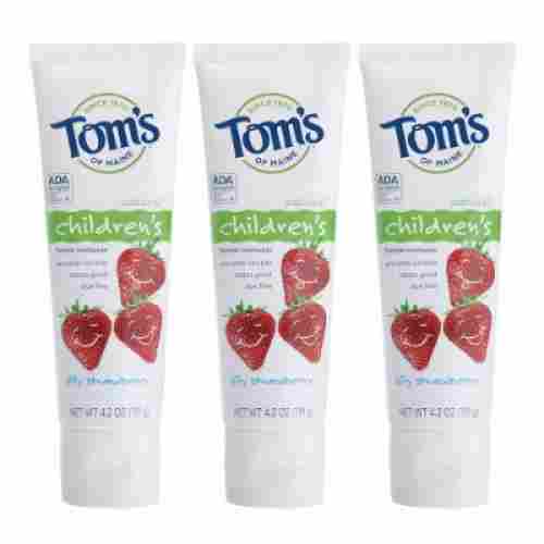 tom's of maine anticavity fluoride toddler toothpaste