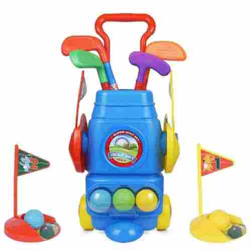 toyVelt 4 balls & 2 practice holes golf set for kids