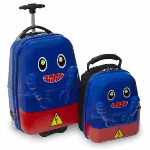 travel buddies rusty robot kids luggage set