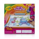 light-up tracing pad dreamworks trolls toy