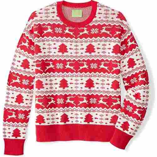 ugly fair isle unisex christmas sweater pattern