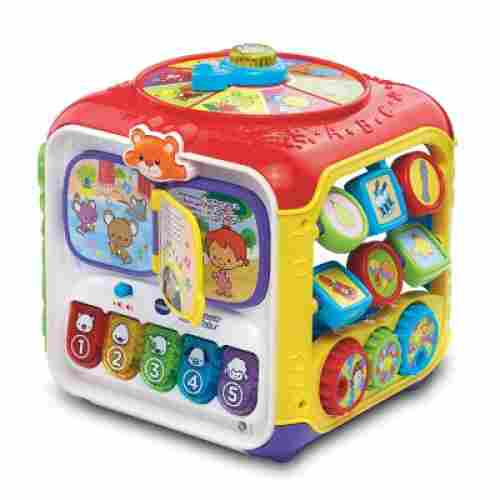 vTech sort and discover activity cube