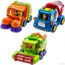 wolvol push and go friction toy cars