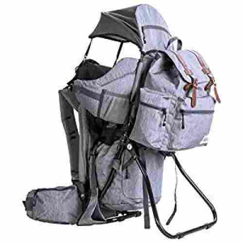 clevr urban explorer baby carrier for hiking grey