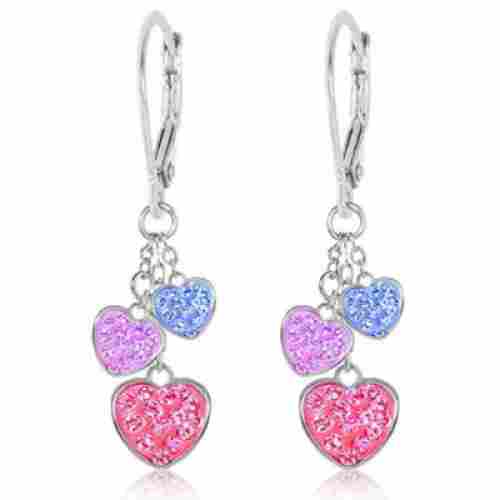 Chanteur Crystal Hearts Earrings 