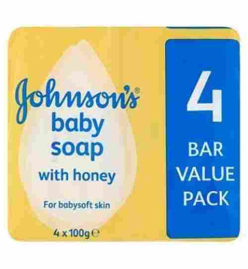 johnson's honey lotion baby soap 4 pack