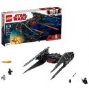 kylo ren's tie fighter lego star wars set box