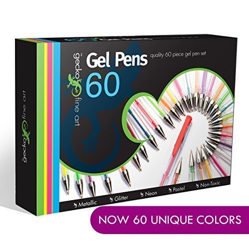 Gecko 60 Gel Pens Set